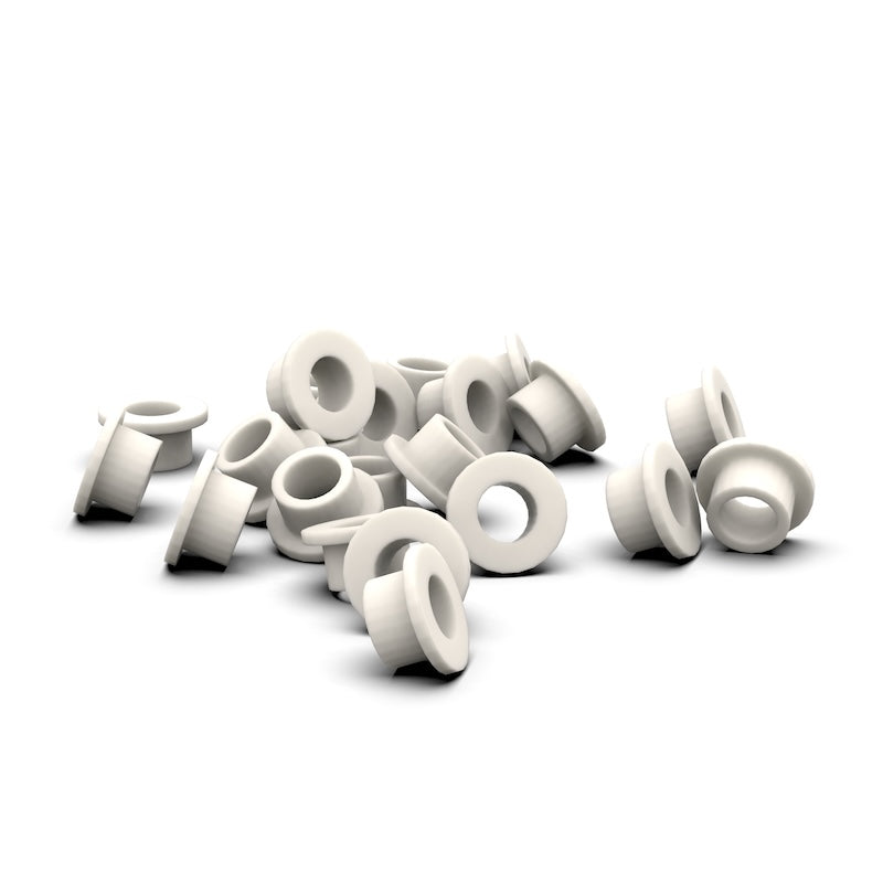 Kundenspezifisch gefertigte Flanschbuchsen aus Keramik AL203