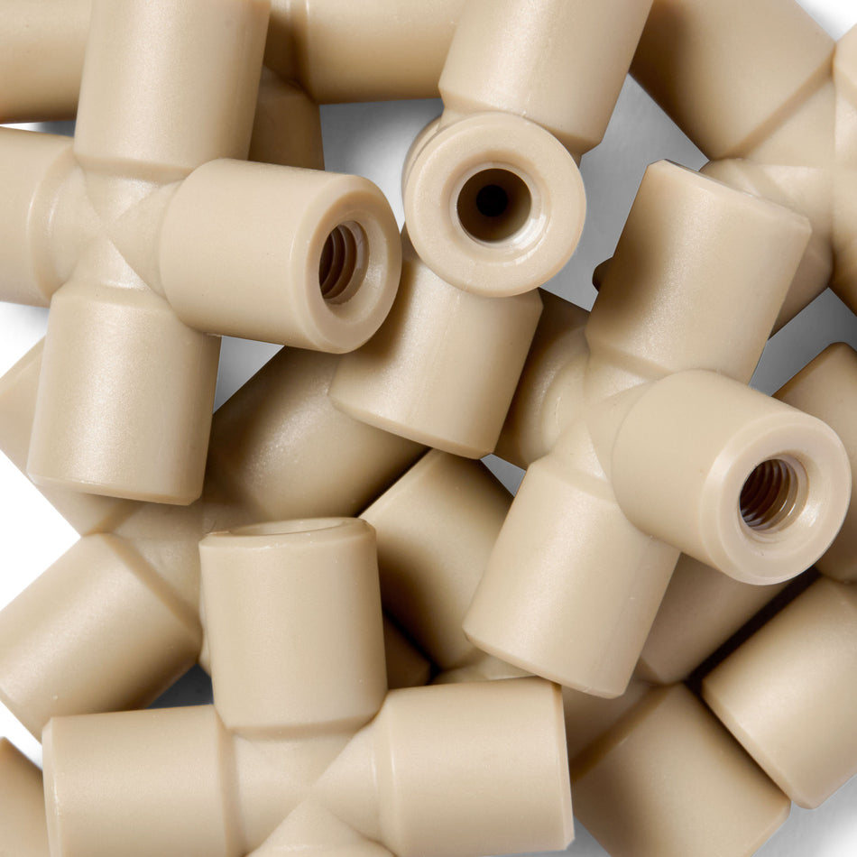 HPLC PEEK Vierwege-Verbindungsstück/Kreuzstück (für 1/16" AD-Schläuche)