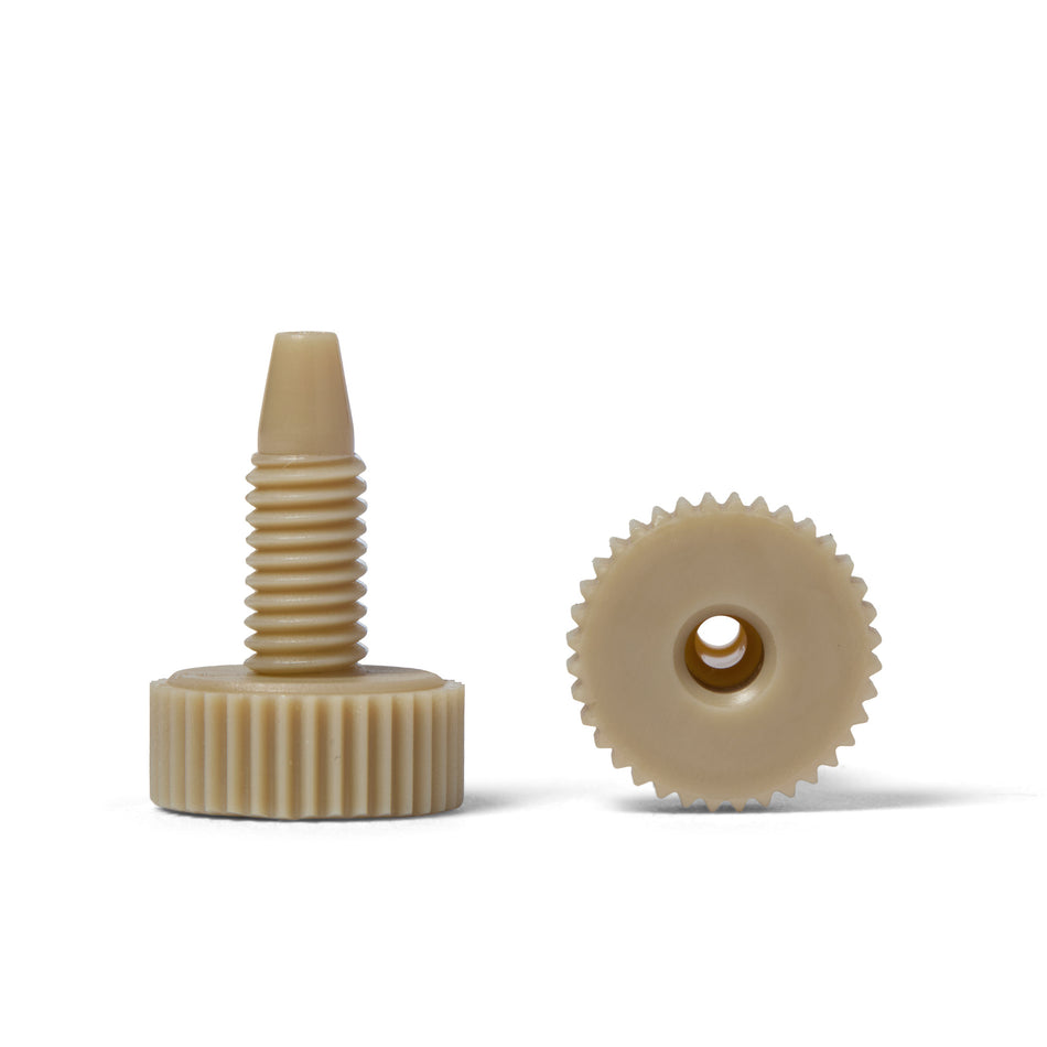 HPLC PEEK-Anschluss mit großem Kopf und Fingertight-Anschluss (10-32 UNF für Schläuche mit 1/16 Zoll Außendurchmesser)