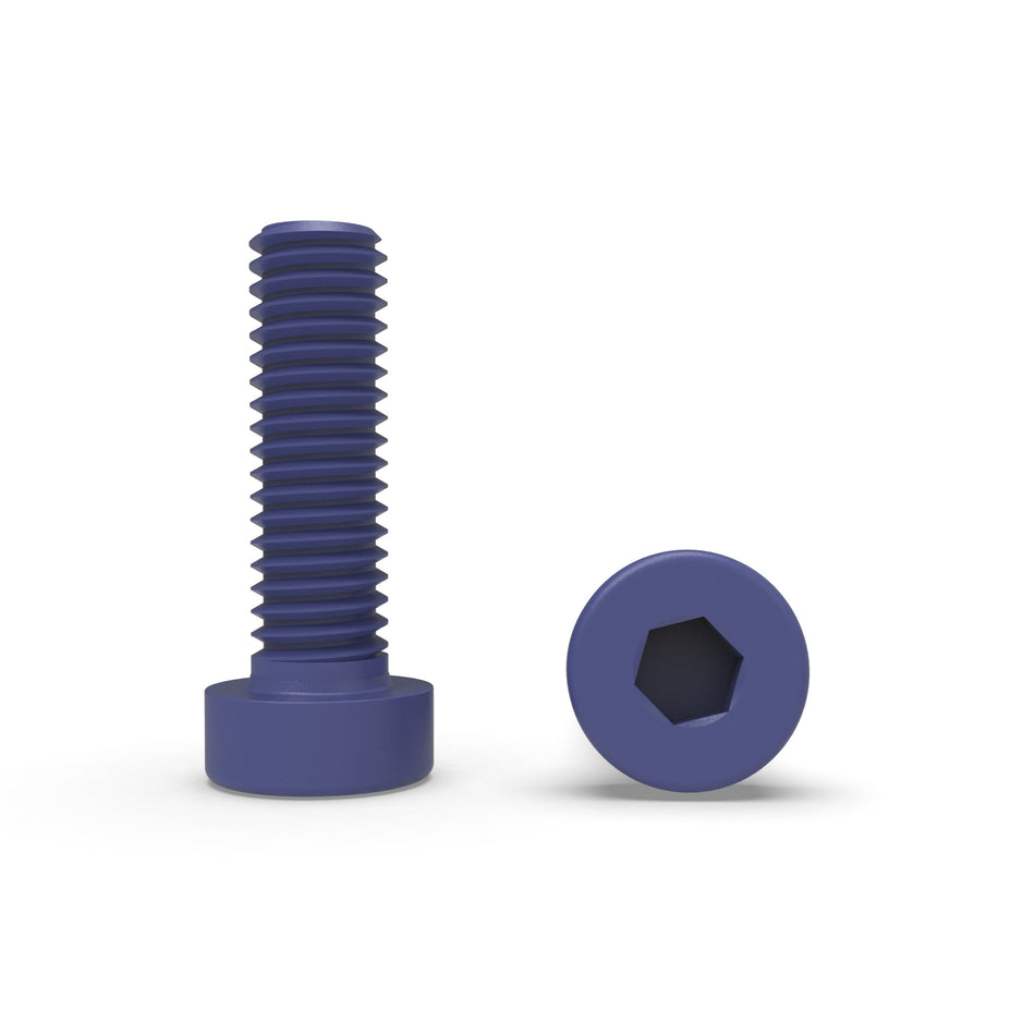 Vis à tête cylindrique à six pans creux en acier inoxydable avec revêtement PTFE - DIN 7984