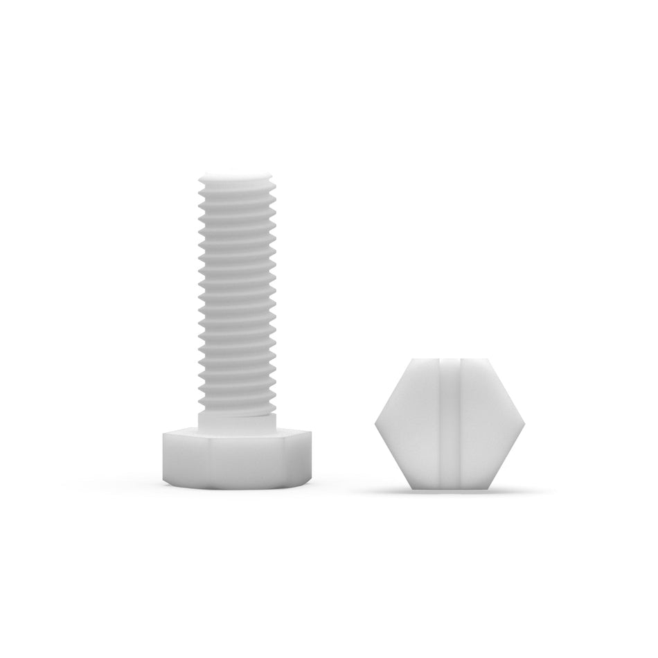 PTFE-Sechskantschraube mit Schlitz - DIN 933 SZ