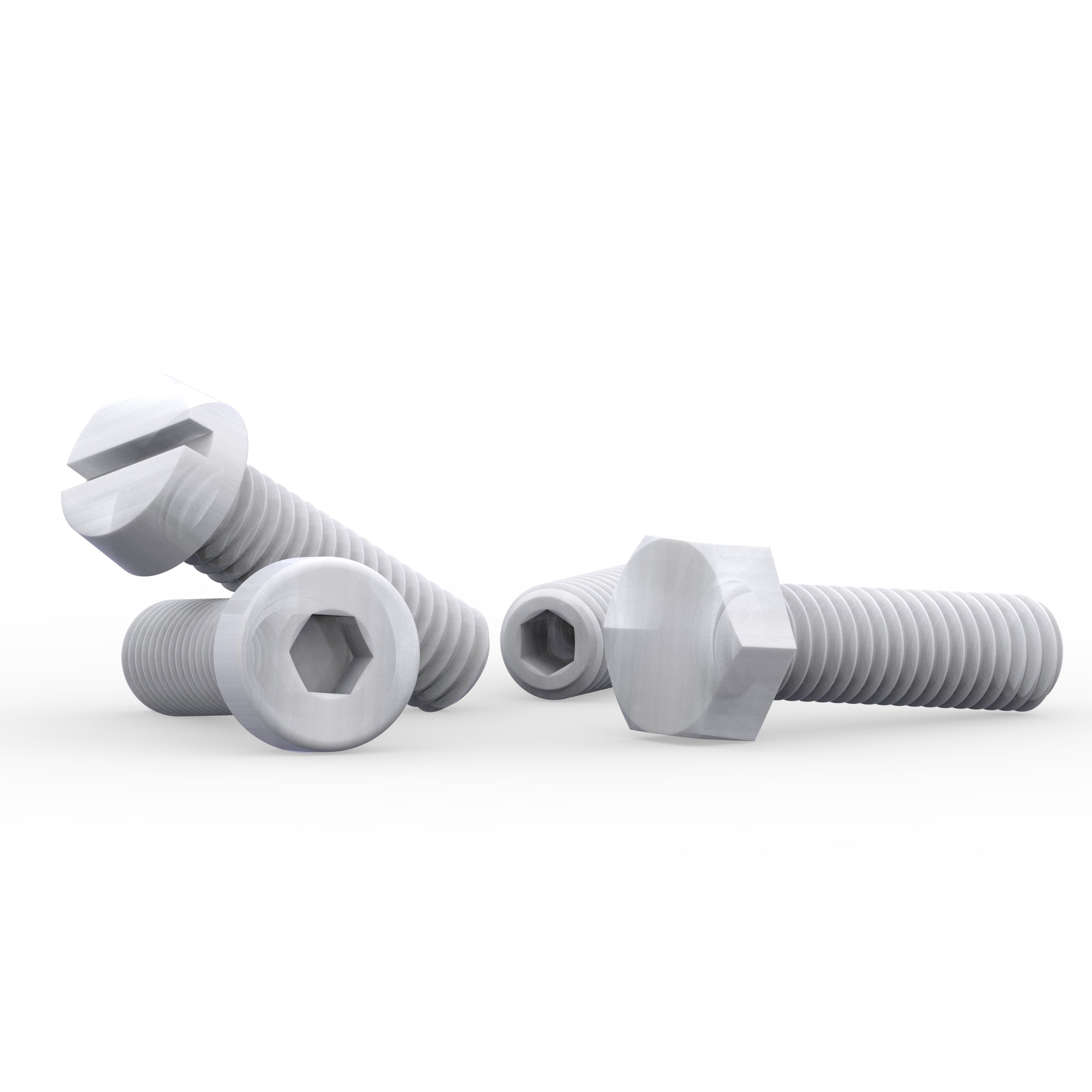 Perfluoralkoxy (PFA) Spezialgefertigte Schrauben – High Performance Polymer