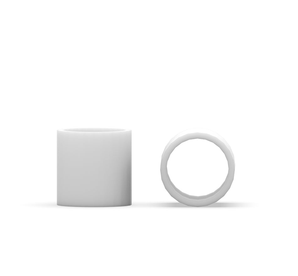 Kundenspezifisch gefertigte Buchsen/Abstandshalter aus Polytetrafluorethylen (PTFE)