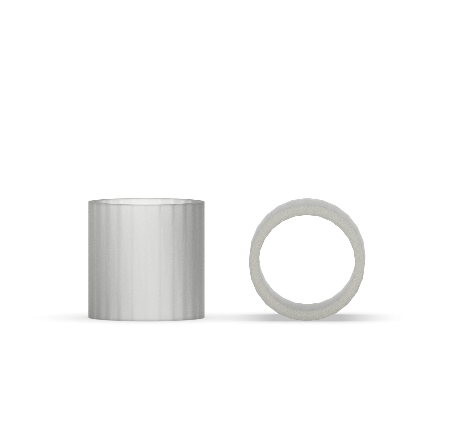 Kundenspezifisch gefertigte Buchsen/Abstandshalter aus Polyvinylidenfluorid (PVDF)