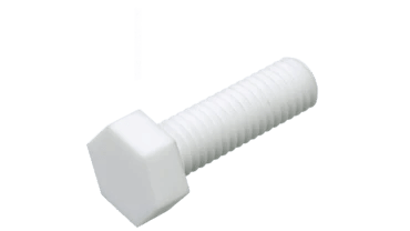 Ceramic (Alumina) Hexagon Bolts - High Performance Polymer-Plastic Fastener Components