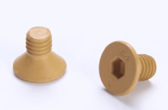 PEEK Countersunk Hexagon Socket Screws - High Performance Polymer-Plastic Fastener Components