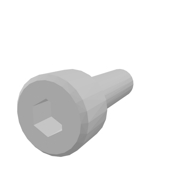 Innensechskant-Zylinderkopfschrauben aus Keramik (Aluminiumoxid).